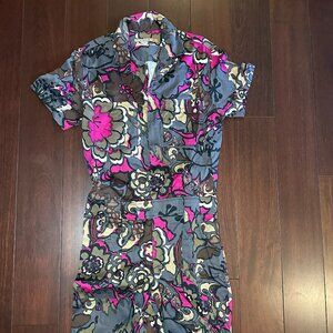 Mr Turk Men’s Romper – Bold Floral Print – Size Small